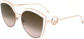 Fendi Cat Eye Rose Gold FF 0290/S Sunglasses