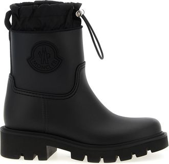 Moncler Black Kickstream Rain Boots