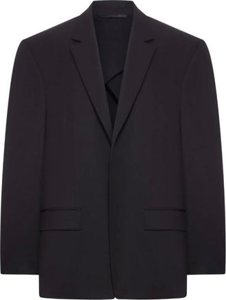 Balenciaga Jassen, Heren, Zwart, S, Wol, Tailored Jacket