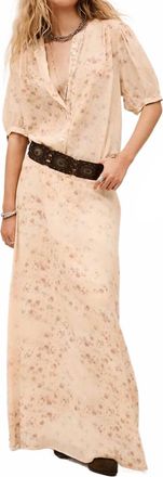 BA&SH Nattalina Flowy Maxi Skirt In Ecru