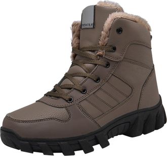 Generic womens gifts sale clearance my orders Mens Winter Boots Waterproof Warm Snow Boots Non-Slip Outdoor Trekking Shoes High Top Triners Lace Up Safety Boo