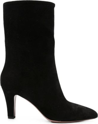 PARIS TEXAS Schoenen, Dames, Zwart, 37 EU, Leer, Elsa Enkellaarzen