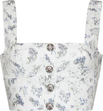 Adam Lippes Top Quinn - Bianco