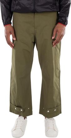 Moncler Green Technical Utility Pants, Size Medium