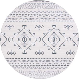Safavieh Alfombra boho de poli&eacute;ster beige/gris, 183 cm