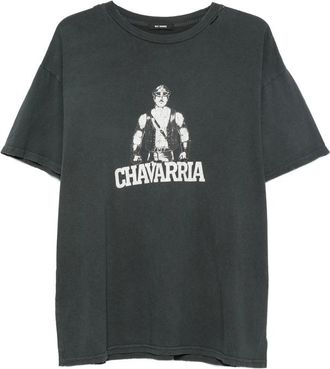 Willy Chavarria Leather Daddy Easy Graphic-print T-shirt