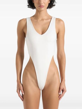 Manière De Voir Body Noa con scollo a V - Bianco