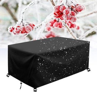 OEM Fundas Impermeables Para Muebles De Jard&iacute;n, Protege Tus Muebles De Exterior, Material Oxford 420d, 250 X 200 X 90 Cm, Negro