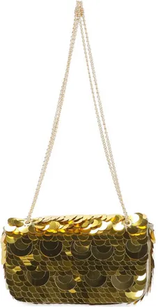 Paco Rabanne Gold 26a Sparkle Paillettes Mini Shoulder Bag