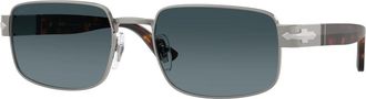 Persol Po 1022S Zonnebril - Heren - Zonnebrillen - Grijs - 58 MM - Accessoires