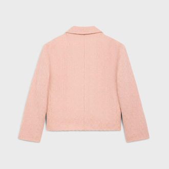 Celine Tweed Blazer - Pink