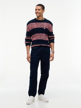 Tommy Hilfiger Mens Tommy Jeans Tapered Cargo Jogger - Dark Blue - XXL