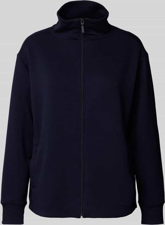 Christian Berg Sweatjacke mit Stehkragen in Dunkelblau, Größe XL