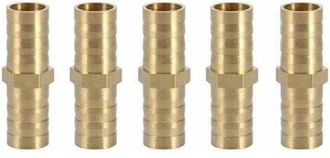 OEM Connettore Per Tubo Flessibile Diritto, Adattatore Per Tubo Dritto Bidirezionale In Ottone, Raccordo Per Tubo, Connettore Per Tubo, 10 Mm (10 Mm, 5 Pe
