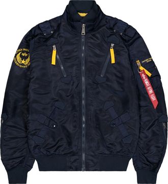 Alpha Industries Bomberjacke ALPHA INDUSTRIES Falcon II Light, Herren, Gr. S, blau (rep.blau), Obermaterial: 100% Nylon, Futter: 100% Nylon, Jacken Bomberjacke