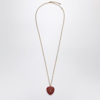 Valentino Garavani Coeur Royal Red Necklace