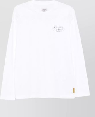 Emporio Armani long sleeve crew neck cotton t shirt