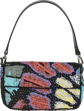 Staud Timmy Abstract Beadwork Shoulder Bag