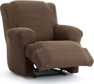 Eysa Funda de sillón relax xl bielástica marrón 60 - 110 cm