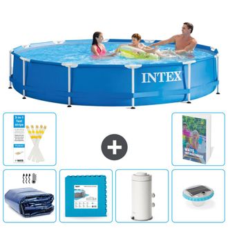 Intex Piscina Con Estructura Redonda - 366x76 Cm - 7-piezas S152