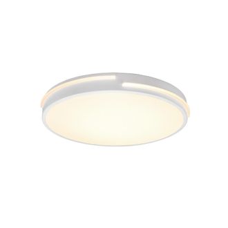 Reality Plaf&oacute;n Moderno Tacoma Blanco Led Dimmer 24w &Oslash;40 Cm Trio Lighting