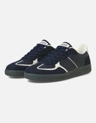 Jack & Jones Mens Jack & Jones Morgen Combo Polyurethane Mens Navy Blazer Standard Trainers - Blue - Size: 11