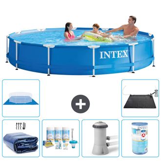 Intex Piscina Con Estructura Redonda - 366x76 Cm - 7-piezas S41592