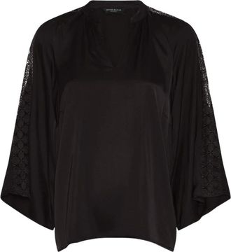 Bruuns Bazaar Blouses - Dames - Blouses - Zwart - M - Overhemden