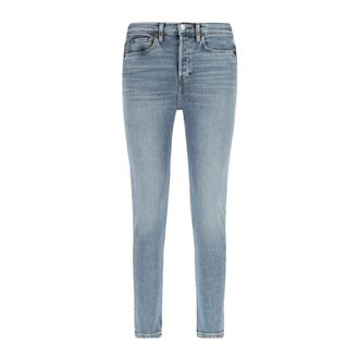 Re/Done Skinny Fit Jeans, female, Blue, W31, Classic Skinny Jeans