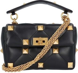 Valentino Garavani Leather Studded Leather Handbag, Never Carried (Authentic Pre-Loved)