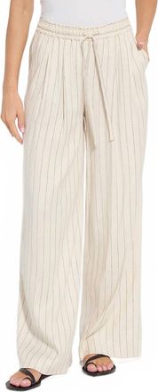 Lyss&eacute; Iria Pleated Drawstring Wide Leg Pant In Summer Linea