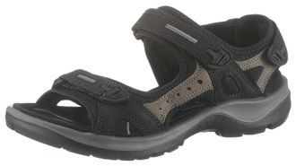 Ecco Trekkingsandale ECCO OFFROAD, Damen, Gr. 35, schwarz (schwarz, grau), Nubukleder, Textil, Schuhe Trekkingsandale, Outdoorschuh, Sommerschuh, Freizeits
