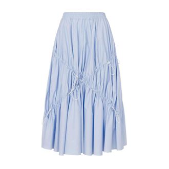 Moschino Midi Skirts, female, Blue, Size: M Midi Skirt