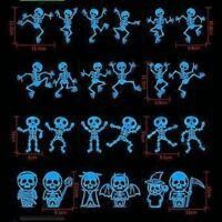 OEM Juego De 24 Pegatinas De Halloween Que Brillan En La Oscuridad, Pegatinas Fosforescentes Para Ventanas, Pegatinas Que Brillan En La Noche, Pegatinas D