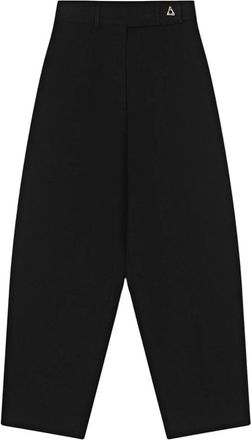 &Aacute;eron Madeleine Pants - Dames - Wijde Broeken - Zwart - M - Polyester - Broeken