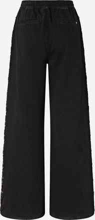 Pinko Womens Denim Trousers Black Cotton
