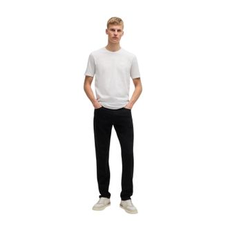 HUGO BOSS Mens Orange Premium Cotton T-Shirt (White) - Size 3XL