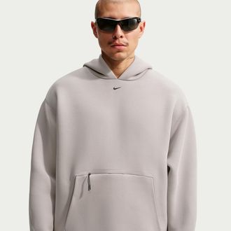 Nike Mens Tech Fleece Pullover Hoodie in Grey | IO9941-009