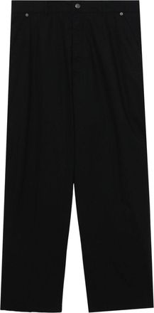 Izzue wide-leg stretch-cotton trousers - men - Spandex/Elastane/Cotton - M - Black