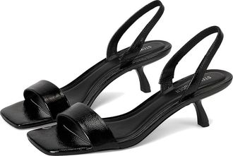 Steve Madden Isha Womens Sandals Black Patent : 7.5 M, Leather/Rubber