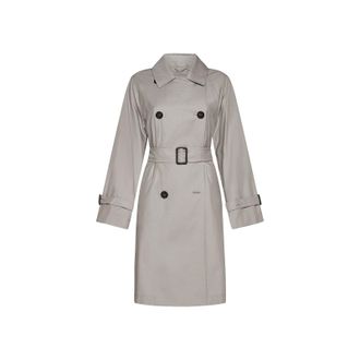 Max Mara The Cube Blend Cotton Trench Coat