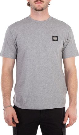 Stone Island Compass Patch Logo Cotton T-Shirt