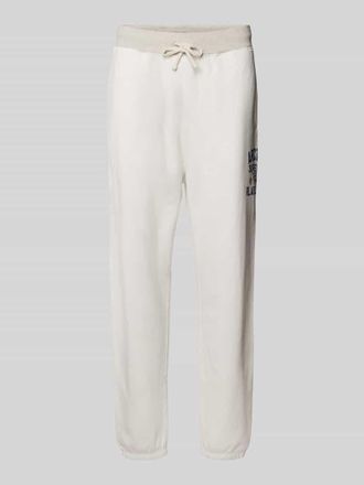 Polo Ralph Lauren Regular Fit Sweatpants mit elastischem Bund Modell ATHLETIC in Hellgrau, Größe XXL