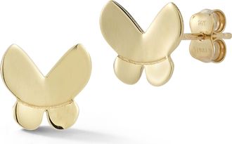 Ember Fine Jewelry 14K Gold Butterfly Studs