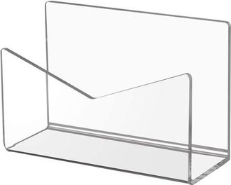 No Brand Productos Nth: Soporte Transparente Para Correo Y Organizador De Documentos Para Escritorio