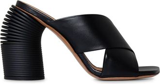 Off-white Womens Off White High Heel Chunky Mules in Black - Size UK 5