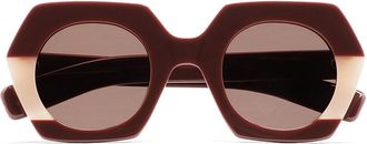 Kaleos Piaf C10 Womens Sunglasses Brown Size 48
