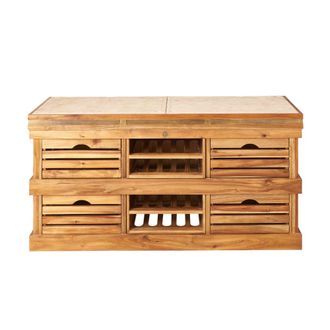 Signature Gran bloque de madera maciza