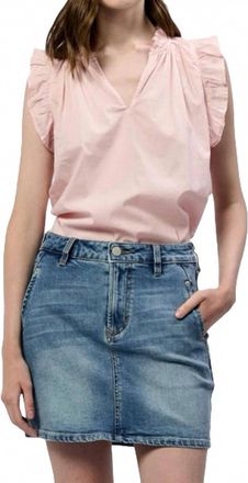 Dear John Denim Quinn Skirt In Halogen Blue