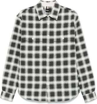 BOSS plaid shirt - Black